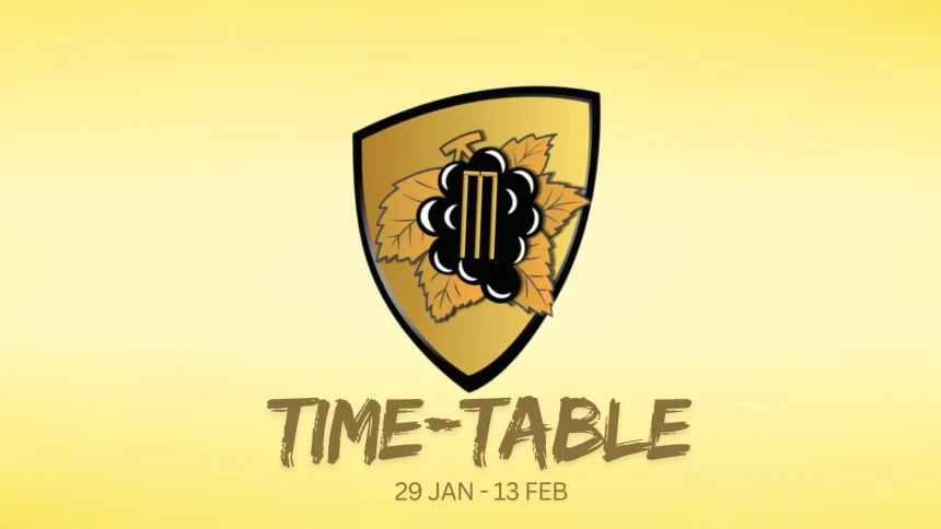 Boland T20 Super League 2025 Schedule (Date, Day, Time, Venue, Fixtures), Time Table in PDF, All Team Squad, TV Coverage Details