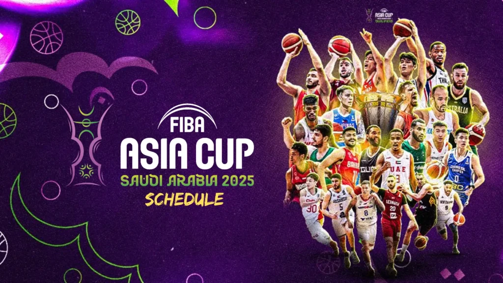 2025 FIBA Asia Cup Schedule, Host, Qualifiers, Team List, Format, Players list