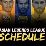 Asian Legends League 2025 Schedule