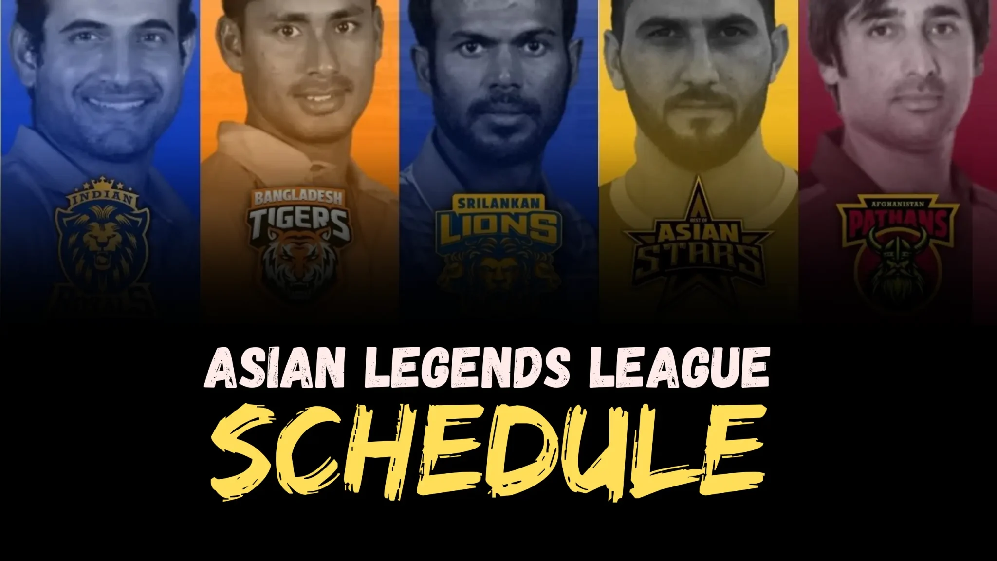Asian Legends League 2025 Schedule