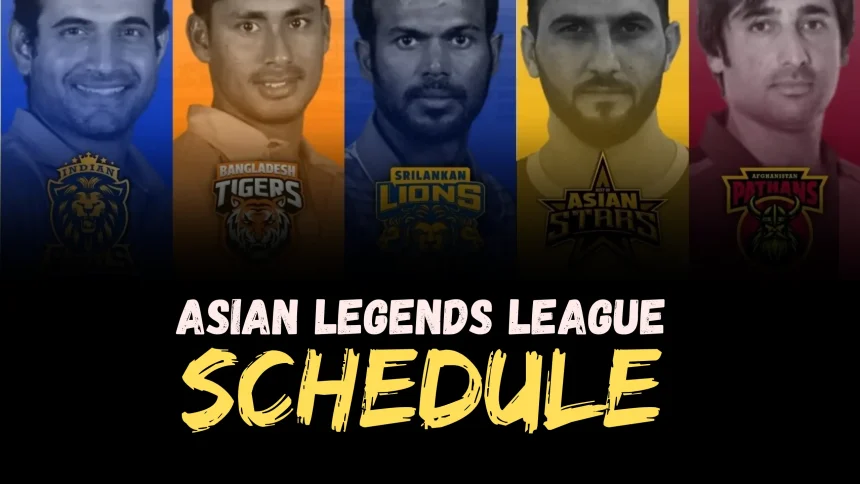 Asian Legends League 2025 Schedule