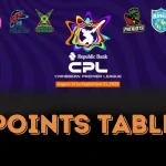 CPL 2025 Points Table - Current Standings, Top Teams & Results