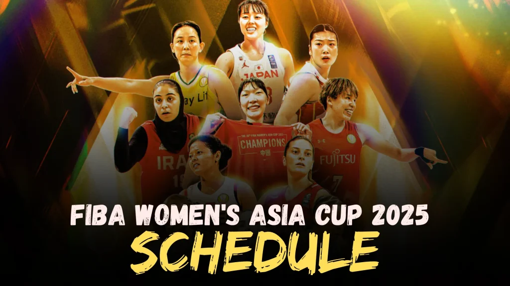 FIBA Women's Asia Cup 2025 Schedule, Host, Qualifiers, Team List, Format, Players list