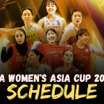 FIBA Women's Asia Cup 2025 Schedule, Host, Qualifiers, Team List, Format, Players list