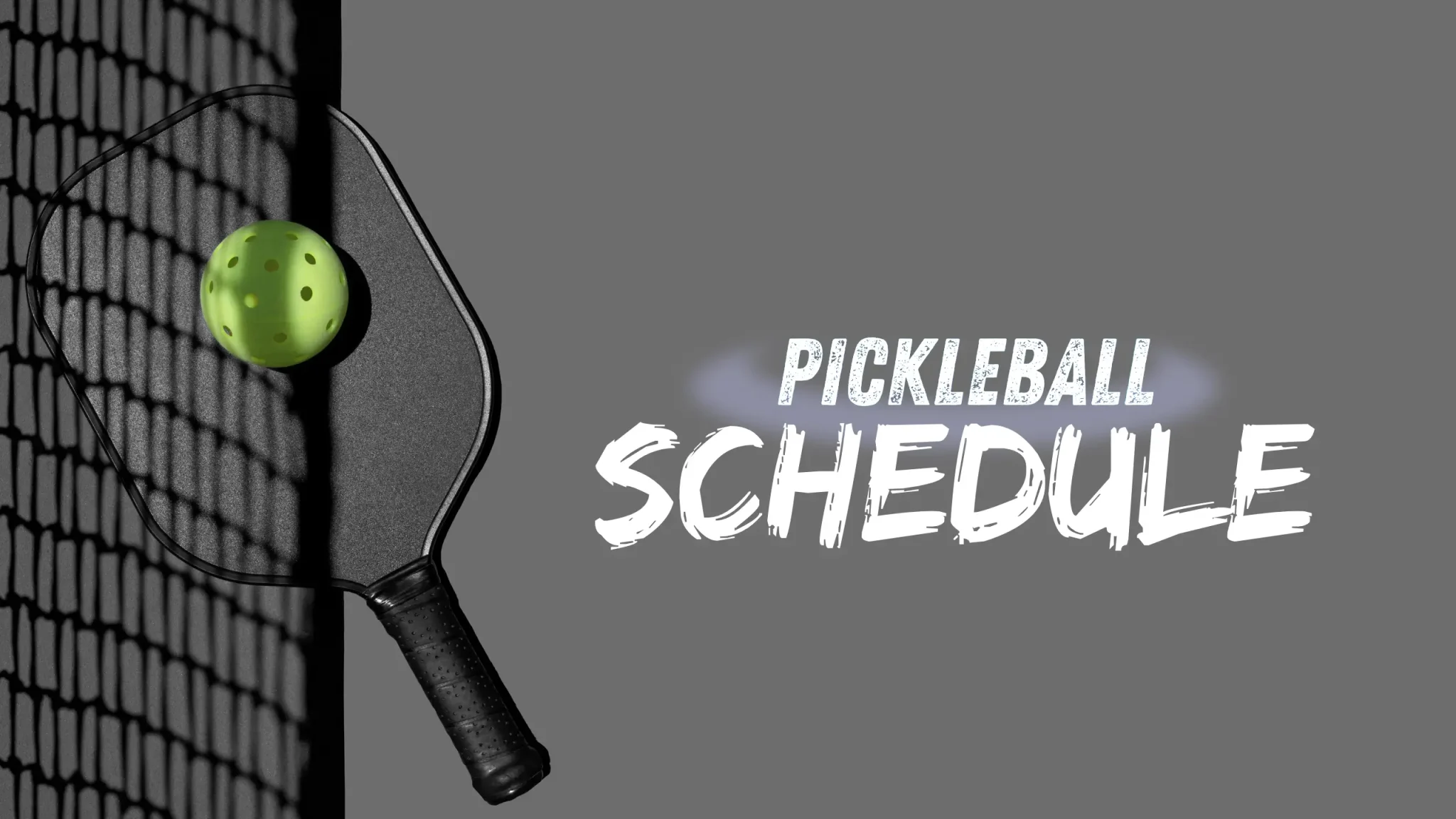 Pickleball 2025 Schedule