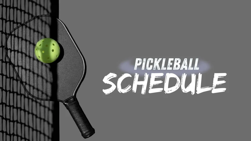 Pickleball 2025 Schedule
