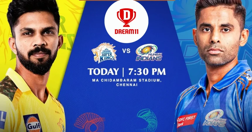 CSK vs MI Dream11 Prediction for IPL 3rd Match: Fantasy Cricket Tips, Best Picks & Captain Choices