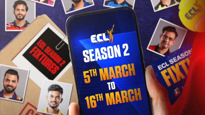 Entertainers Cricket League- ECL 2025 Schedule: Date, Day, Time, venue, Fixtures