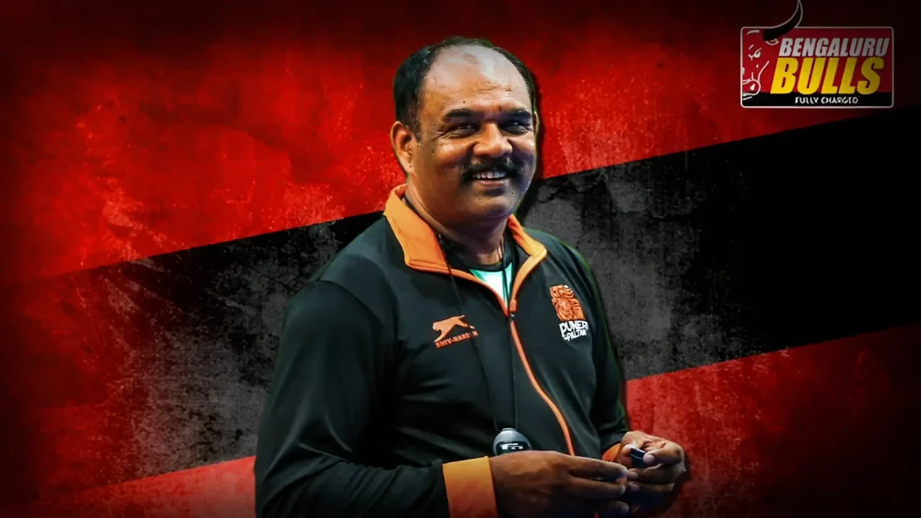 Bengaluru Bulls- BC Ramesh is one of the PKL 2025 Head Coaches of All 12 Teams