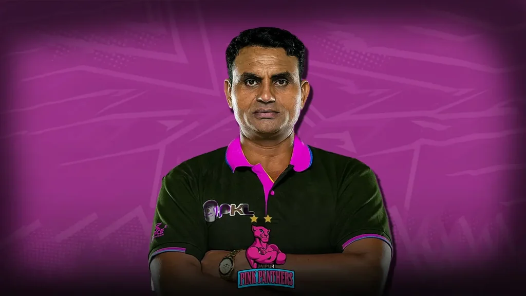 Jaipur Pink Panthers- Narendra Kumar Redhu is one of the PKL 2025 Head Coaches of All 12 Teams