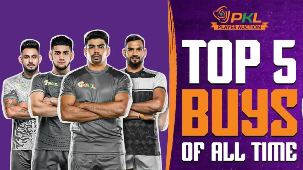Top 5 Most Expensive Buys in Pro Kabaddi League Auction History