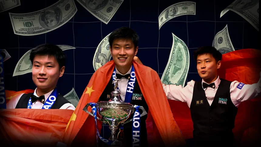 World Snooker Championship 2025 Champion Zhao Xintong's Net Worth How much Prize money receive