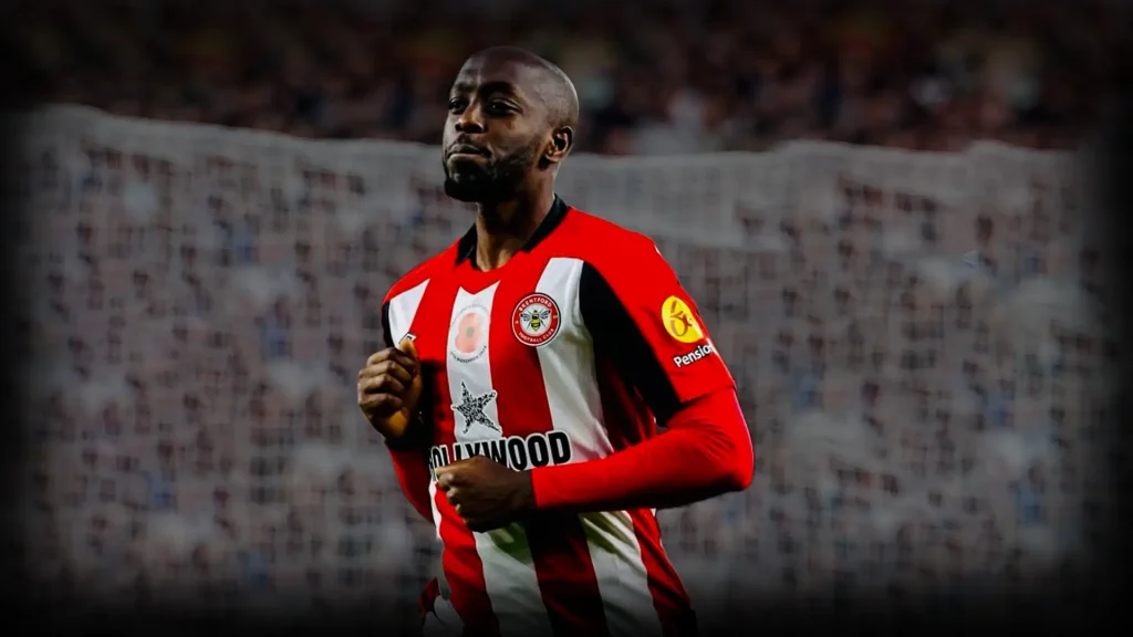 Yoane Wissa is one of the 10 Best strikers in the Premier League