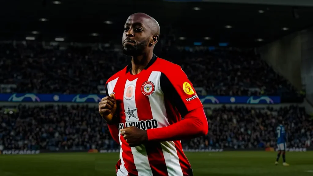 Yoane Wissa is one of the Top 10 Best Premier League Players in 2025