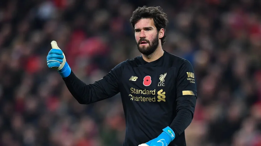 Alisson Becker (Liverpool): Highest-Paid Goalkeepers 2025