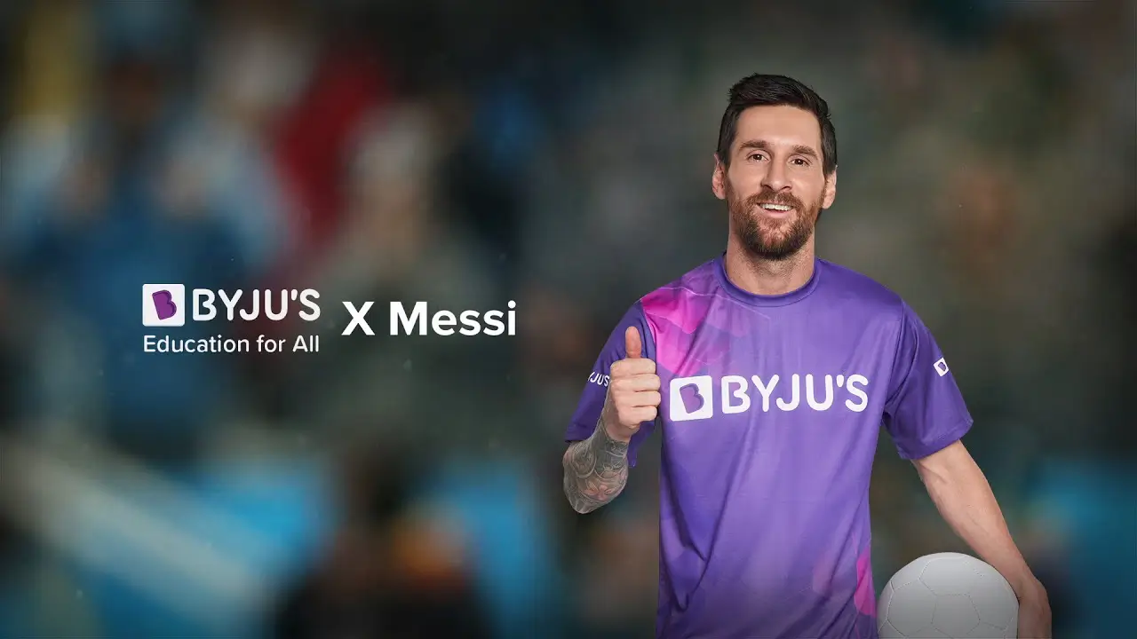 BYJU'S: Brands Lionel Messi Is Endorsing Right Now