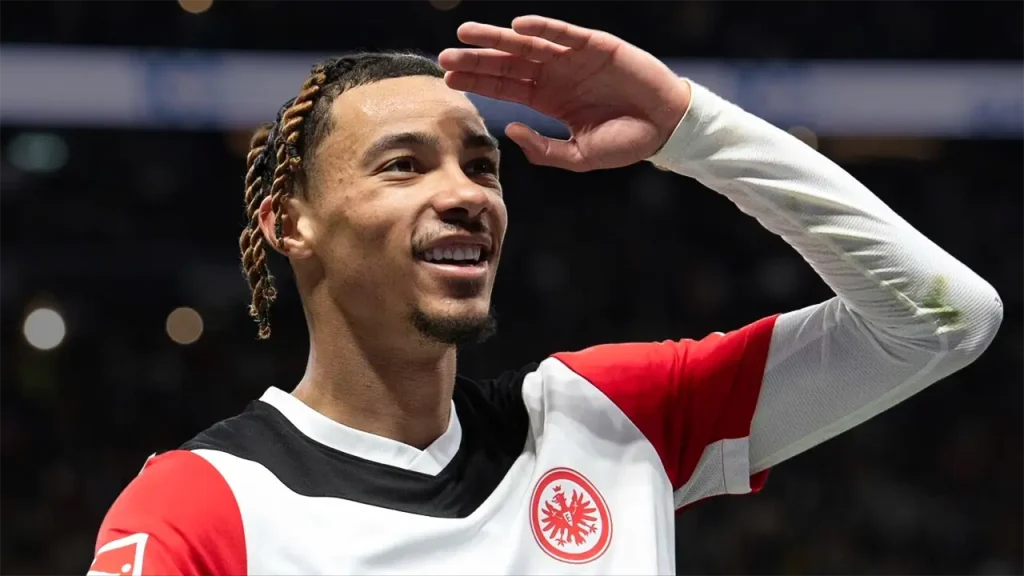 Hugo Ekitike (23 G/A): Most Goal Involvements in Bundesliga Last Season