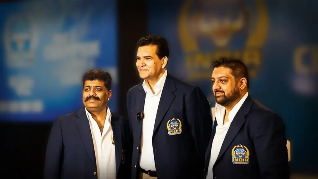 Sumant Bahl, Salman Ahmed, and Jaspal Bahra: India Champions Owner