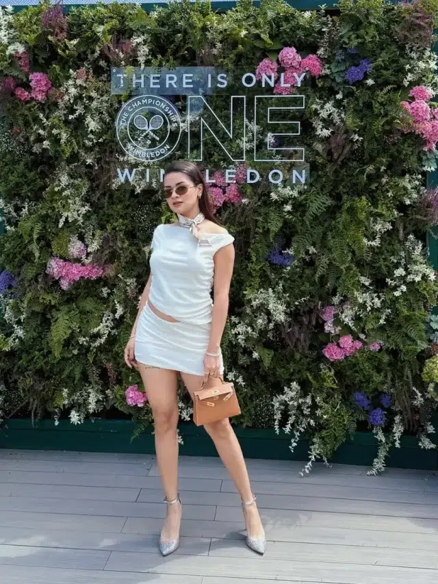 Why Avneet Kaur Photos going viral after attending Wimbledon 2025