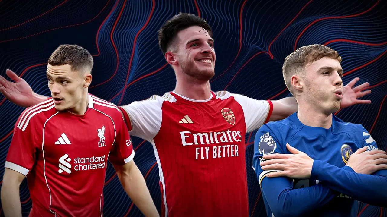 Who are the top 5 midfielder with the highest market value in the Premier League 2025 26