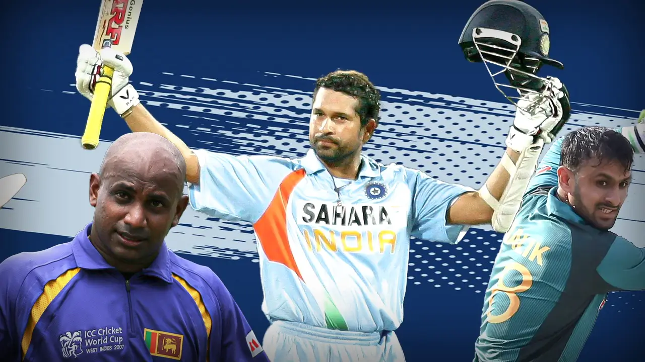 Top five batters with the most fours in Asia Cup history